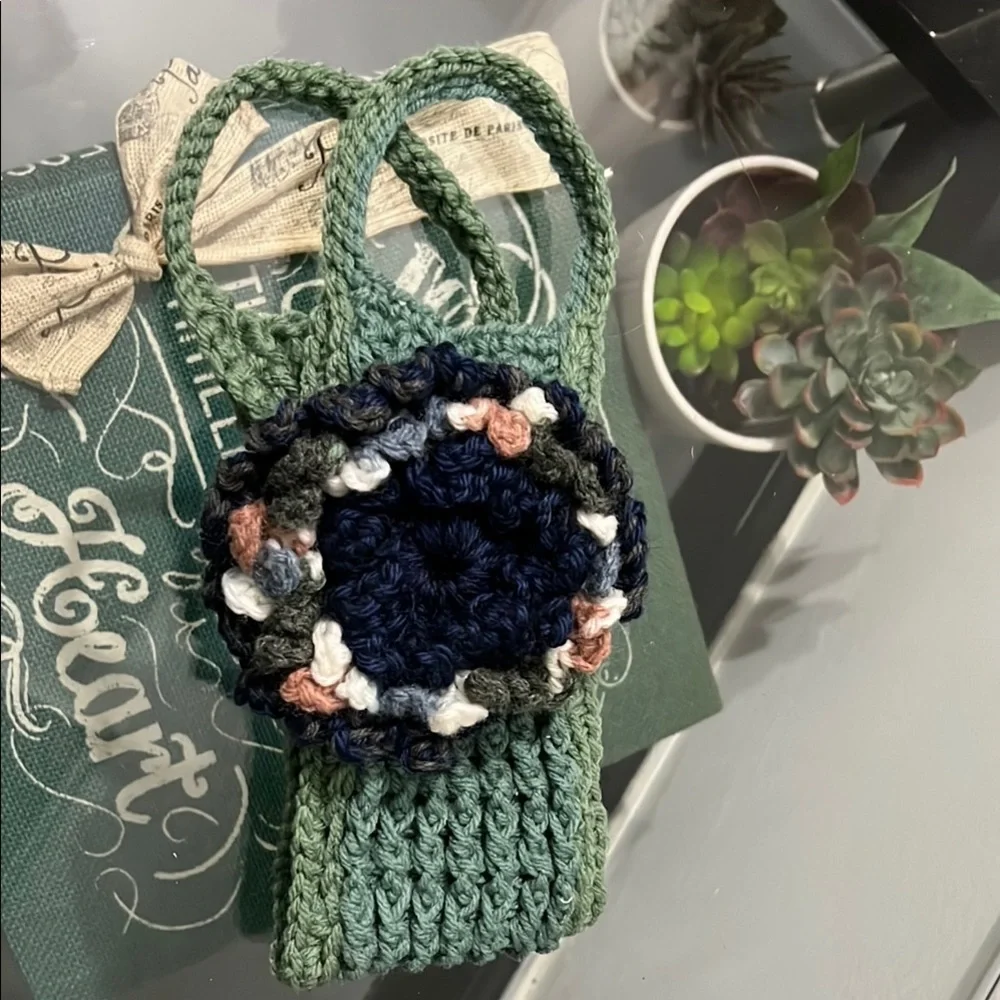 Handmade Crochet Spa 2pc set: Washcloth, Scrubbie